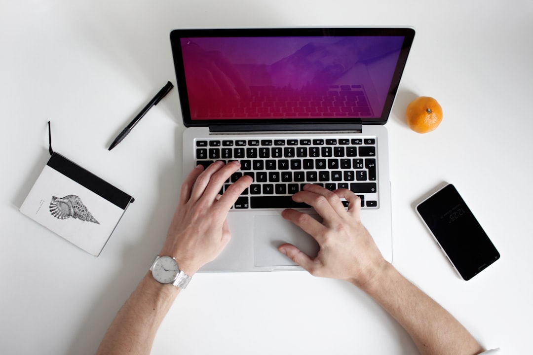 Hero mockup for a stylish design website